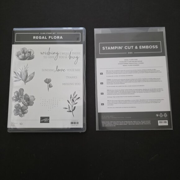 Stampin Up!  Regal Flora Stamps + Dies - Picture 1 of 2